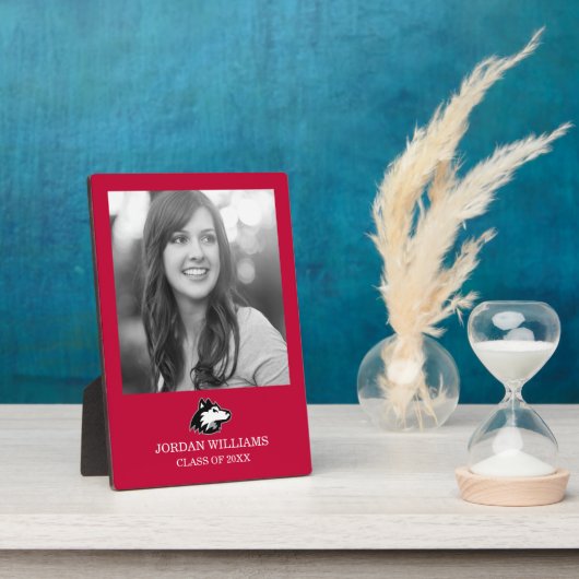 Plaque Photo Huskies du nord de l'Illinois (Côté)