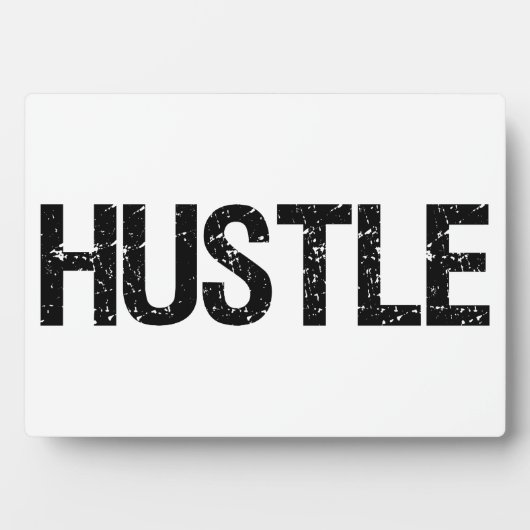 Plaque Photo Hustle (Devant)