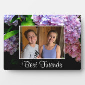 Plaque Photo Hydrangea garden, rose, bleu, purple floral (Devant)