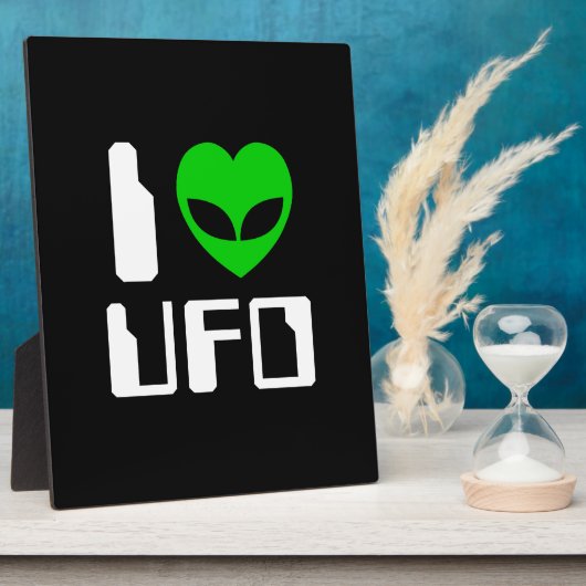 Plaque Photo I Alien Heart UFO (Côté)