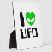 Plaque Photo I Alien Heart UFO (Côté)