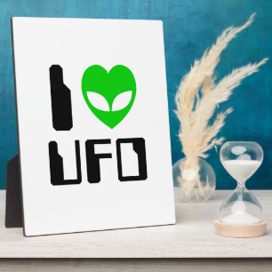 Plaque Photo I Alien Heart UFO