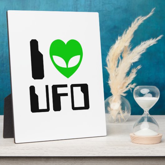 Plaque Photo I Alien Heart UFO (Côté)