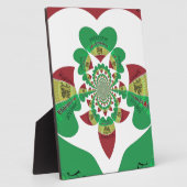 Plaque Photo I Love Ethiopia Kaleidoscope - Heartfeel Rasta Art (Côté)