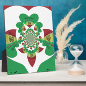 Plaque Photo I Love Ethiopia Kaleidoscope - Heartfeel Rasta Art (Côté)