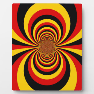 Plaque Photo I Love Germany National Flag Colors Art Print