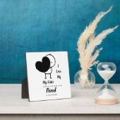 Plaque Photo I Love My SISTER (Insitu)