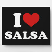 Plaque Photo I Love Salsa (Devant)