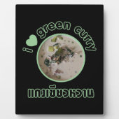 Plaque Photo I Love Thai Green Curry ... Thaïlande (Devant)