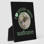 Plaque Photo I Love Thai Green Curry ... Thaïlande (Côté)