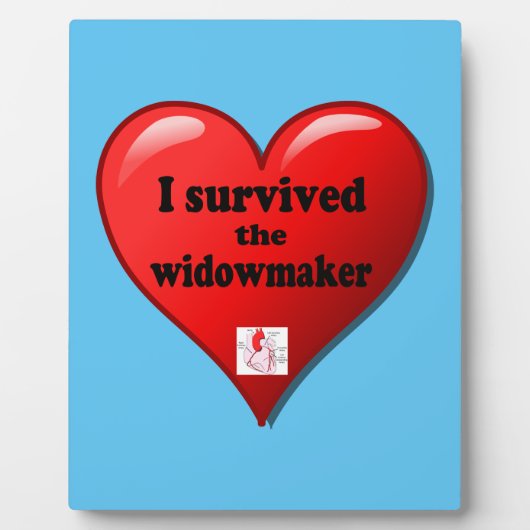 Plaque Photo I Survived the widowmaker (Devant)