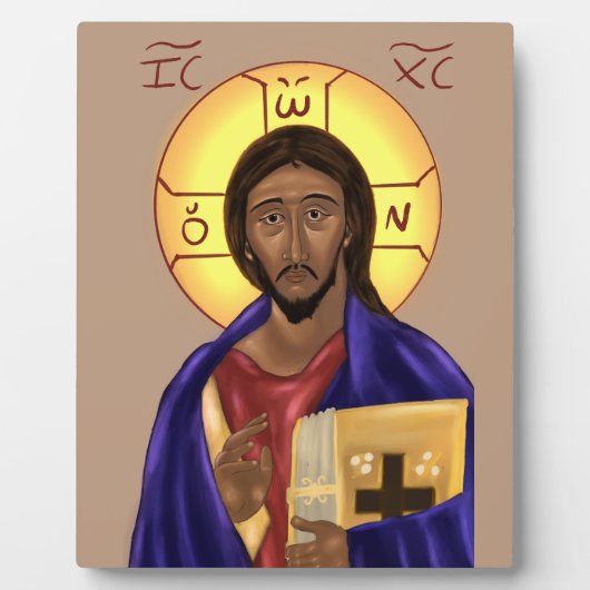 Plaque Photo Icon of Christ (Devant)