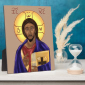 Plaque Photo Icon of Christ (Côté)
