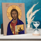 Plaque Photo Icon of Christ (Côté)