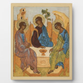 Plaque Photo Icône de la Sainte Trinité (Devant)