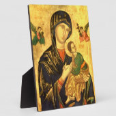 Plaque Photo Icône Madonna et Enfant Jésus (Côté)