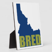 Plaque Photo Idaho Bred (Côté)