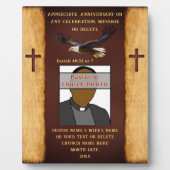 Plaque Photo Idées Cadeaux Anniversaires Pasteur, Appréciation  (Devant)