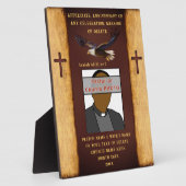 Plaque Photo Idées Cadeaux Anniversaires Pasteur, Appréciation  (Côté)