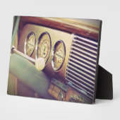 Plaque Photo "Ignition" Voiture Antique Voitures Classiques Int (Côté)