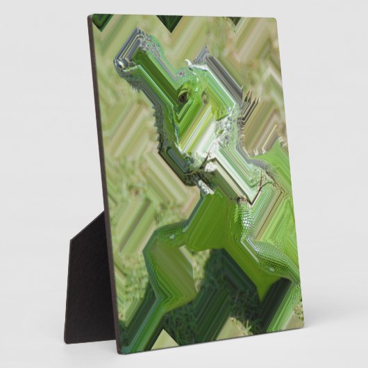 Plaque Photo Iguana verte (Côté)