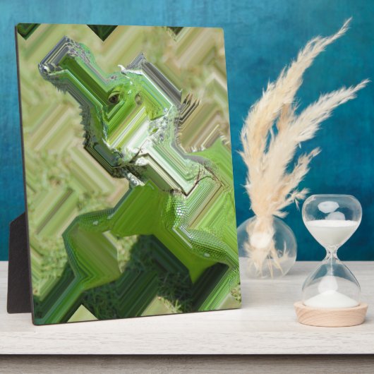 Plaque Photo Iguana verte (Côté)