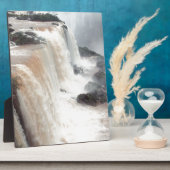 Plaque Photo iguazu tombe au Brésil (Côté)