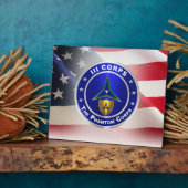 Plaque Photo IIIe Corps fantôme (Côté)