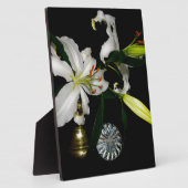 Plaque Photo Iirsh Design - Collection de laiton et de fleurs (Côté)