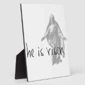 Plaque Photo Il est mort. (Côté)