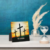 PLAQUE PHOTO IL EST RENDU - ILLUSTRATION DE PÂQUES (Insitu)