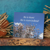 Plaque Photo Il est ressuscité ! Il est en effet ressuscité ! (Côté)