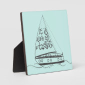 Plaque Photo Il Est Temps De Voyager (Recto)