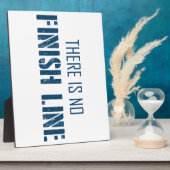 Plaque Photo Il N'Y A Pas De Ligne De Fin (Côté)