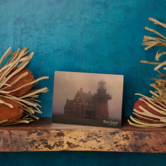 Plaque Photo Île Block (Côté)