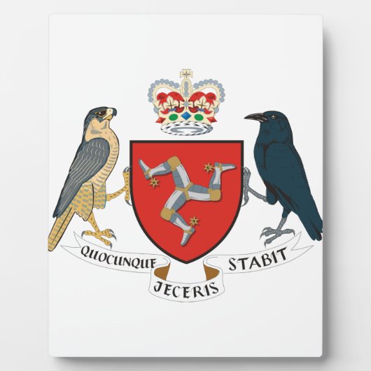 Plaque Photo île de l'emblème de l'homme (Devant)