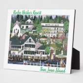 Plaque Photo Île San Juan ~ Port Roche (Côté)