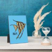 Plaque Photo Illustration d'angelfish (Côté)