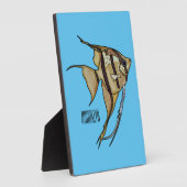 Plaque Photo Illustration d'angelfish (Côté)