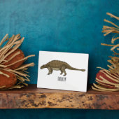Plaque Photo Illustration d'Ankylosaurus (Côté)