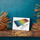 Plaque Photo Illustration de bande dessinée en Xylophone (Côté)