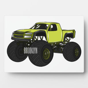 Plaque Photo Illustration de camion monstre