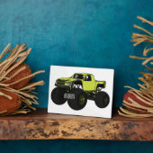 Plaque Photo Illustration de camion monstre (Côté)
