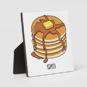 Plaque Photo Illustration de dessin animé de Pancake (Recto)