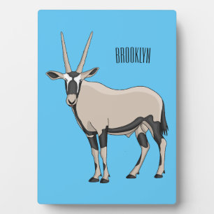 Plaque Photo Illustration de dessin animé Oryx