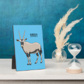 Plaque Photo Illustration de dessin animé Oryx (Côté)