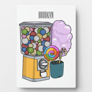 Plaque Photo Illustration de dessin de bonbon