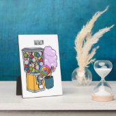 Plaque Photo Illustration de dessin de bonbon (Côté)