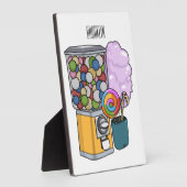 Plaque Photo Illustration de dessin de bonbon (Côté)