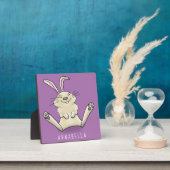 Plaque Photo Illustration de dessin de lapin lapin mou (Insitu)